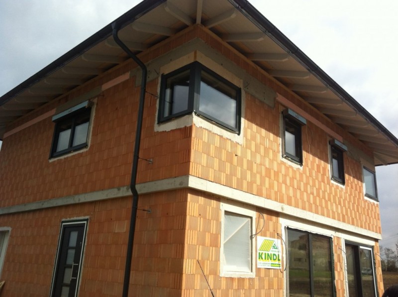 Passivhausblog | Die Eckfenster sehen schon sehr gut aus finde ich…